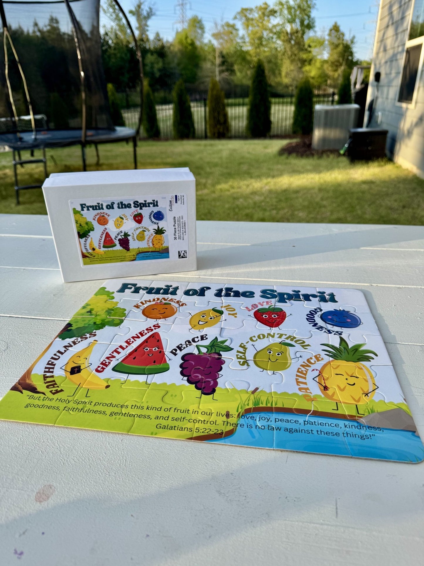 Fruit of the Spirit Kids Puzzle - Seek and Share Designs