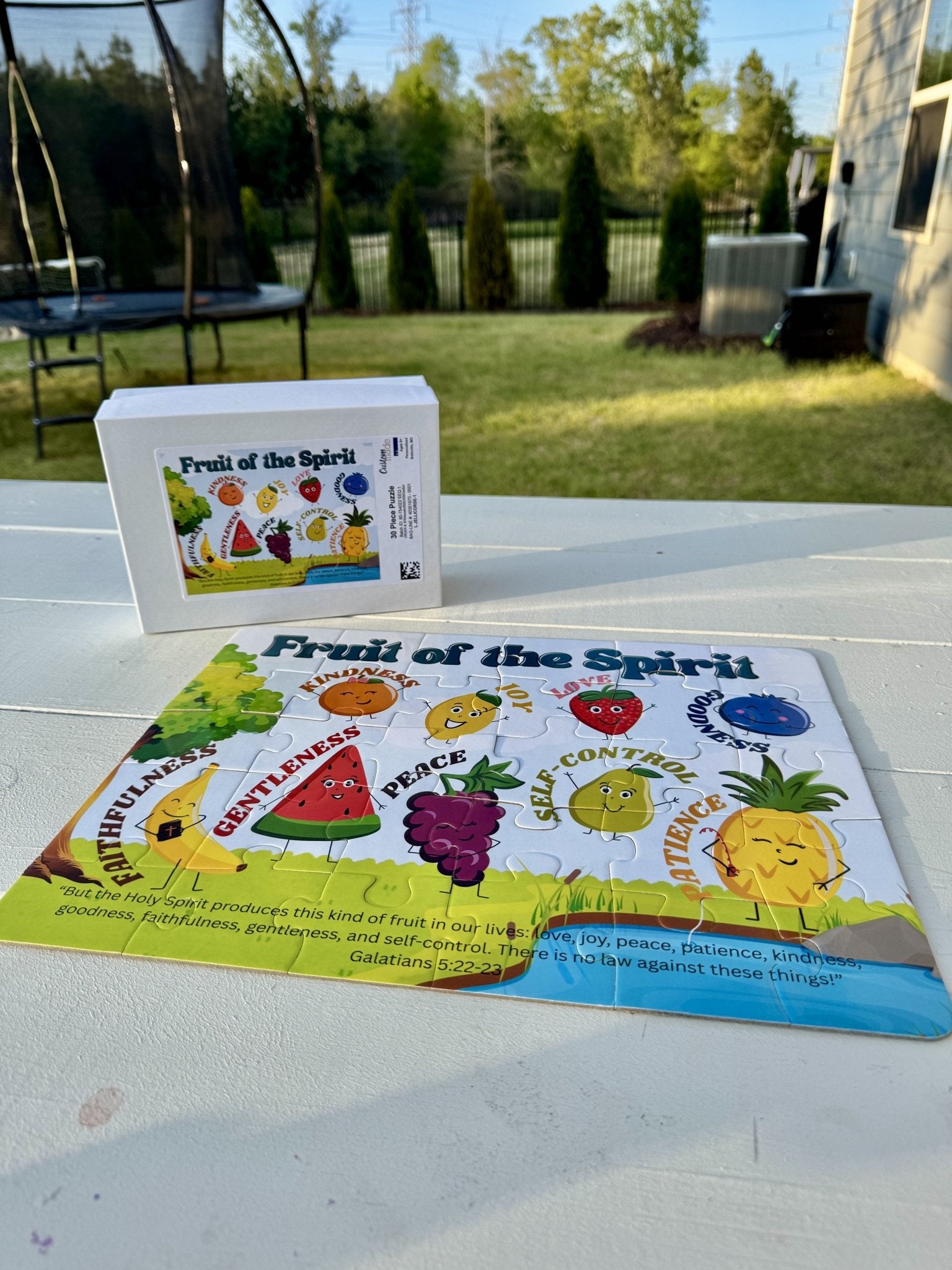 Fruit of the Spirit Kids Puzzle - Seek and Share Designs