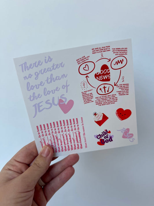 Girly Christian Jesus Vinyl Stickers - Seek and Share Designs