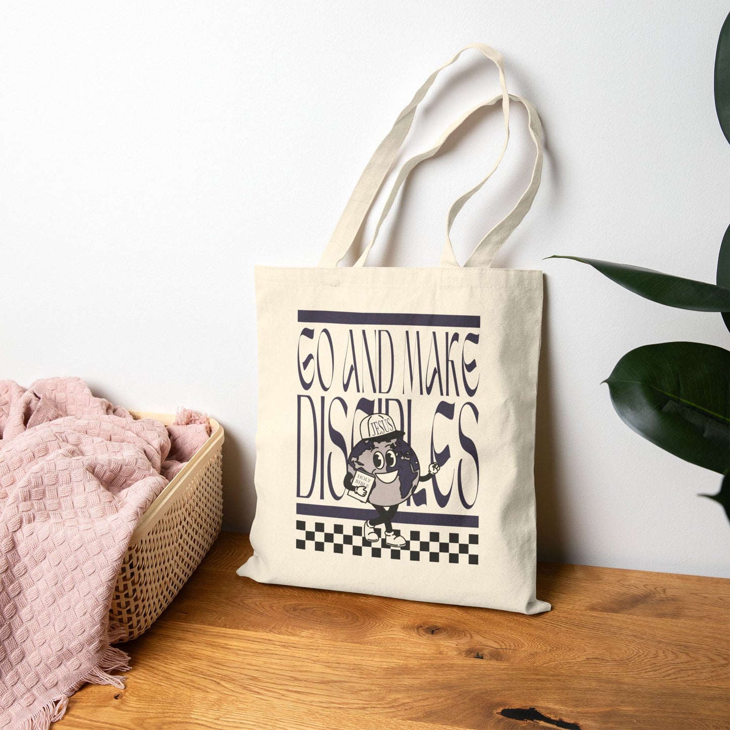 Go and Make Disciples Tote Bag - Seek and Share Designs