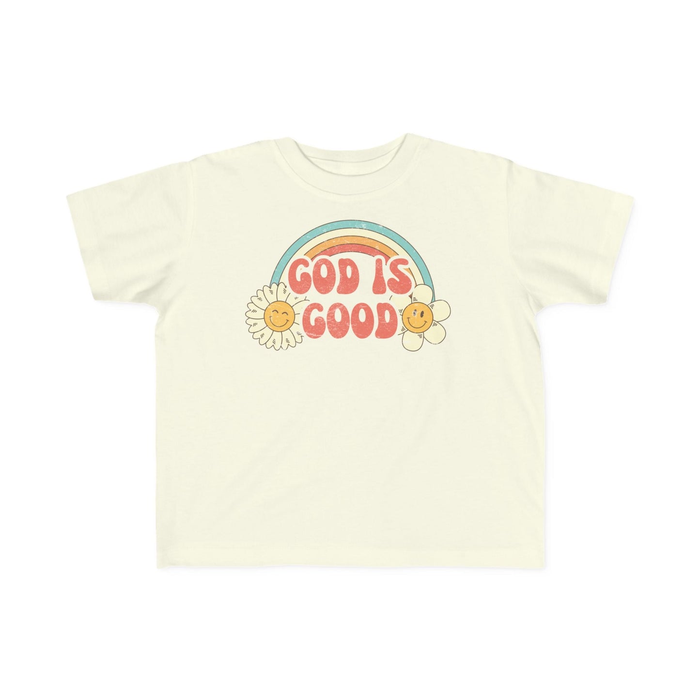 God is Good Groovy Toddler Unisex Tee - Seek and Share Designs
