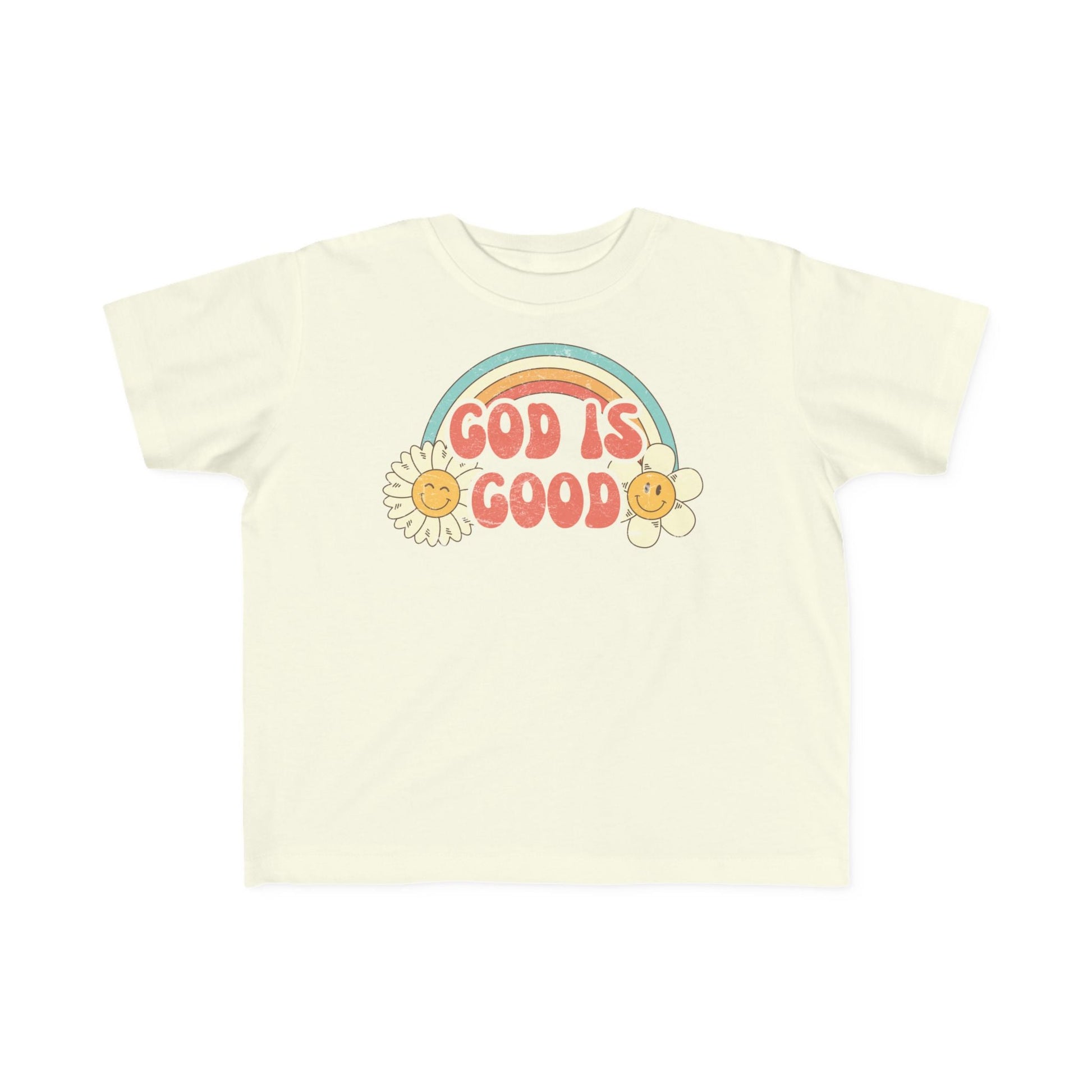 God is Good Groovy Toddler Unisex Tee - Seek and Share Designs