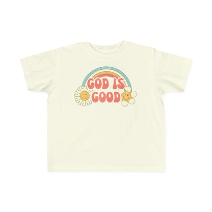 God is Good Groovy Toddler Unisex Tee - Seek and Share Designs