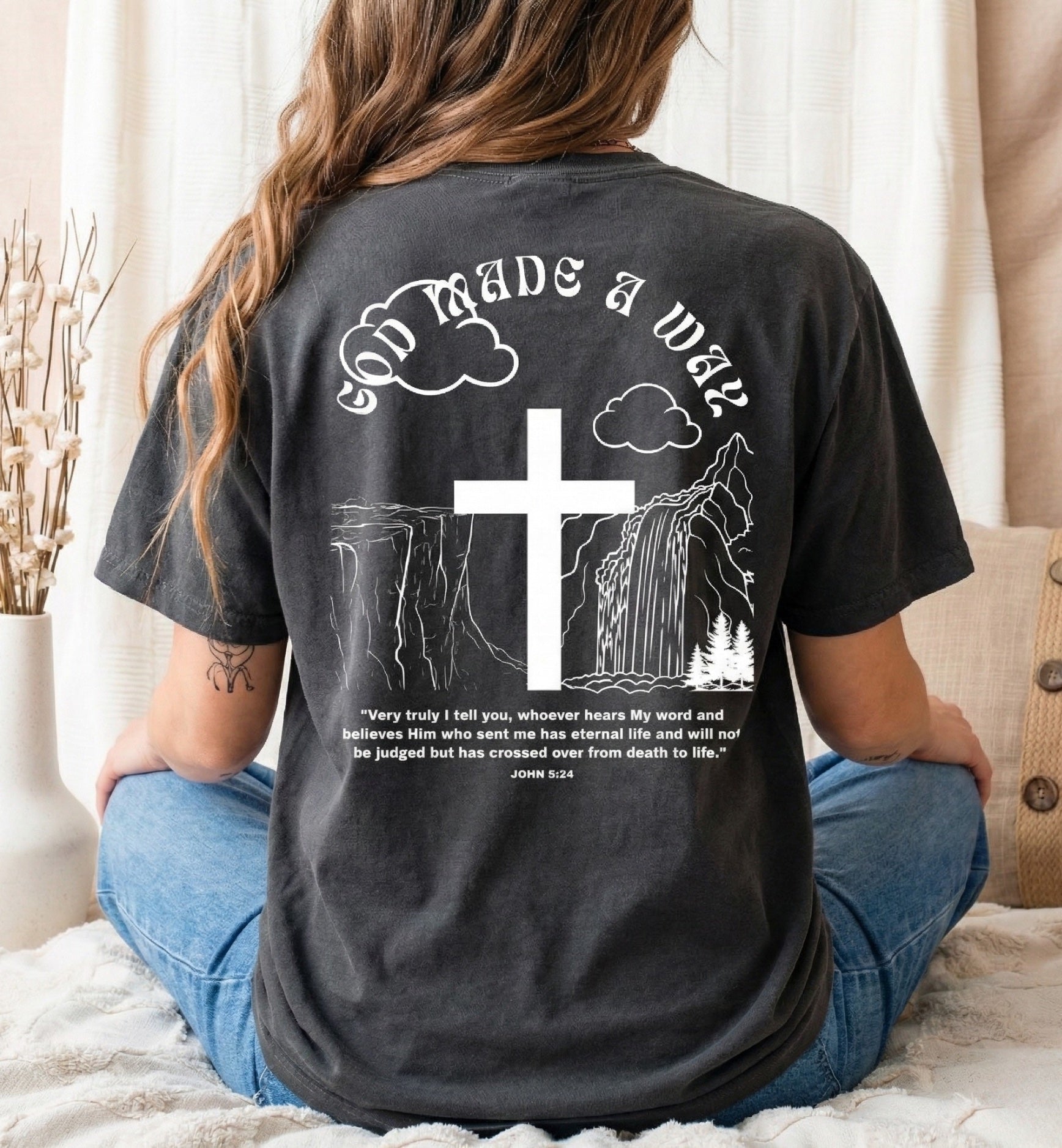 God Made A Way Gospel Unisex Tee - Seek and Share Designs