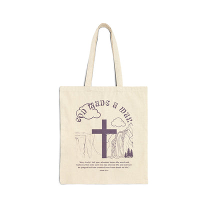 God Made a Way Tote Bag - Seek and Share Designs