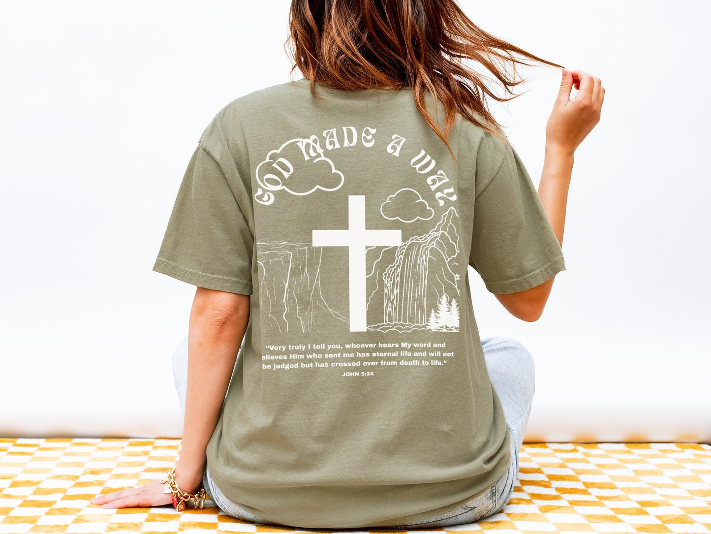 God Made a Way Unisex Tee - Seek and Share Designs