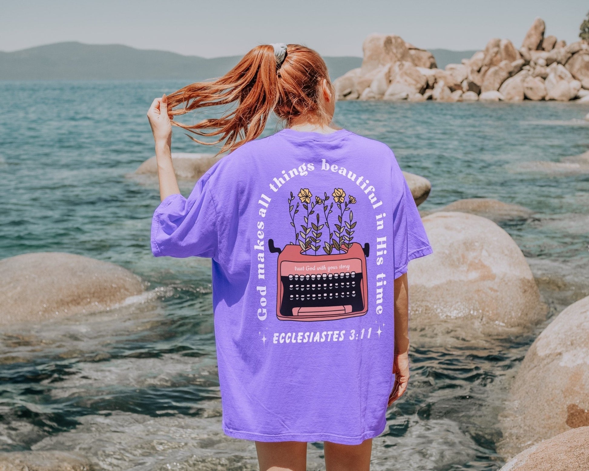 God Makes All Things Beautiful in His time Unisex Adult Tee - Seek and Share Designs