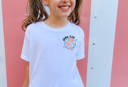 God So Loved the World John 3:16 Toddler Unisex Tee - Seek and Share Designs