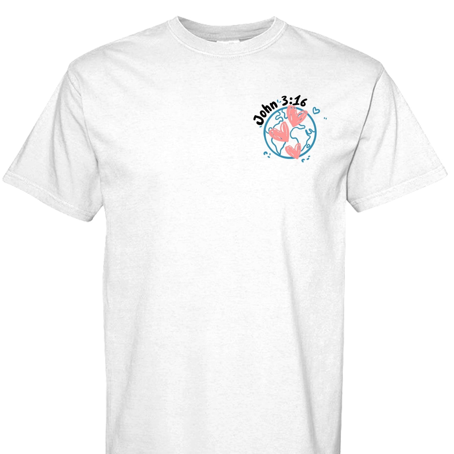 God so Loved the World John 3:16 Unisex Tee - Seek and Share Designs