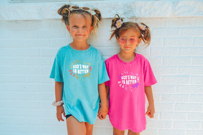 God's Way is Better Youth Tee - Seek and Share Designs