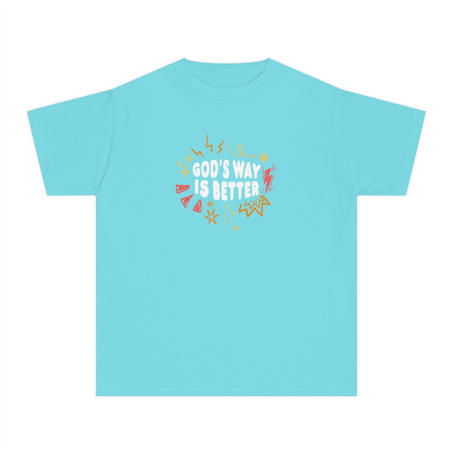 God's Way is Better Youth Tee - Seek and Share Designs