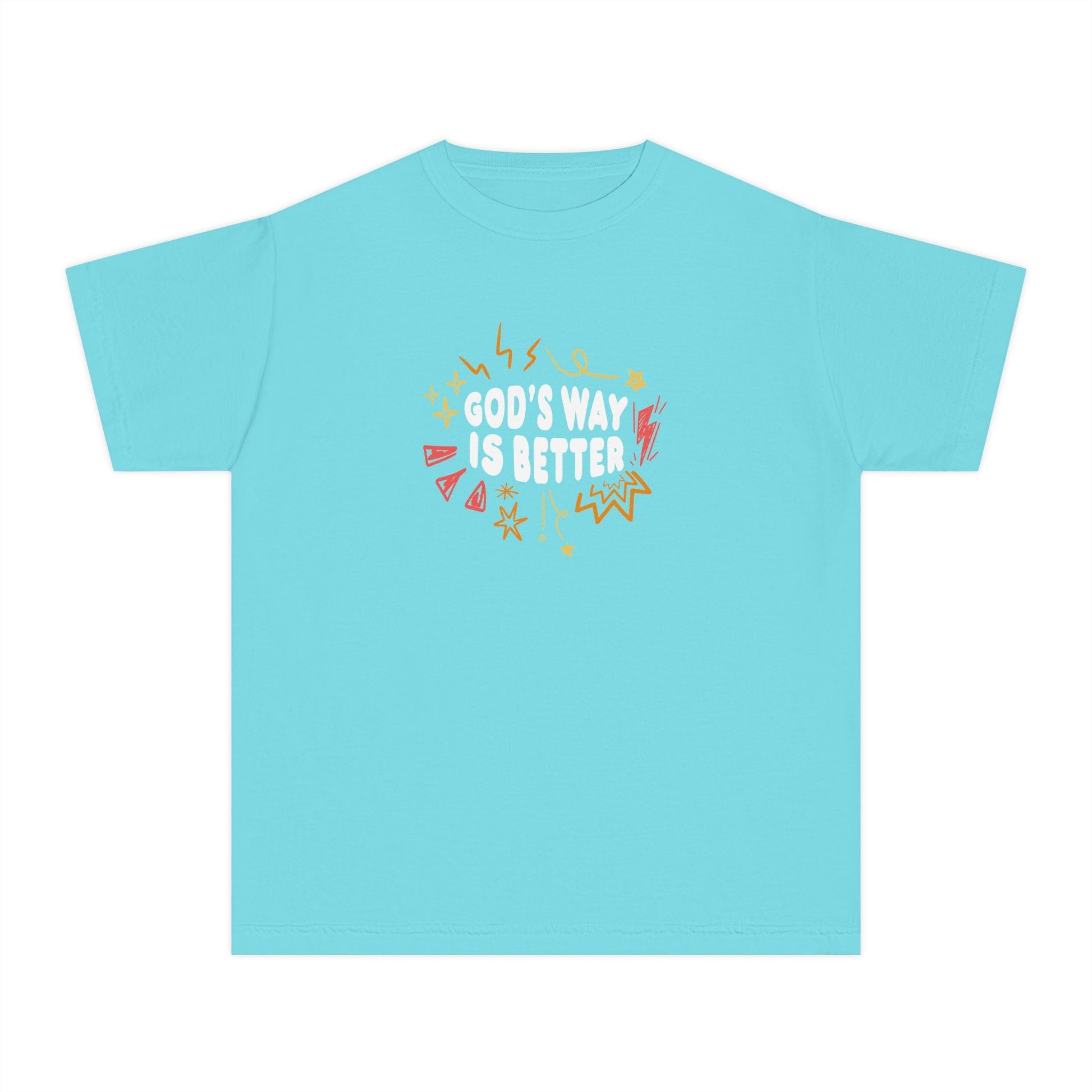 God's Way is Better Youth Tee - Seek and Share Designs