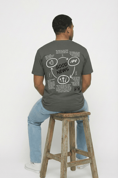 Good News Three Circles Evangelism Unisex Tee - Seek and Share Designs