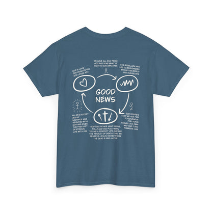 Good News Three Circles Unisex Adult Tee - Seek and Share Designs