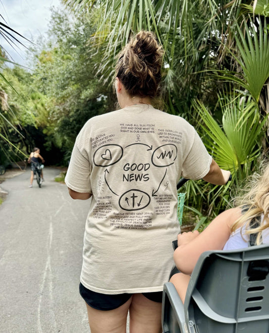 Good News Three Circles Unisex Adult Tee - Seek and Share Designs