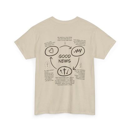 Good News Three Circles Unisex Adult Tee - Seek and Share Designs