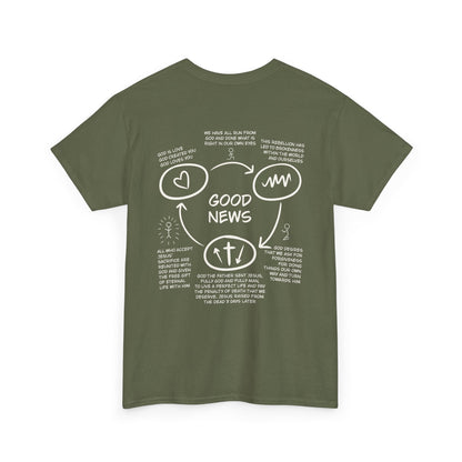 Good News Three Circles Unisex Adult Tee - Seek and Share Designs