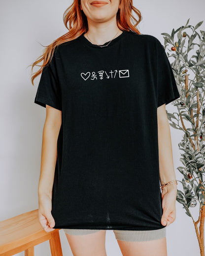 Gospel Symbols Unisex Tee - Seek and Share Designs