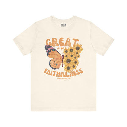 Great is Thy Faithfulness Adult Tee - Seek and Share Designs