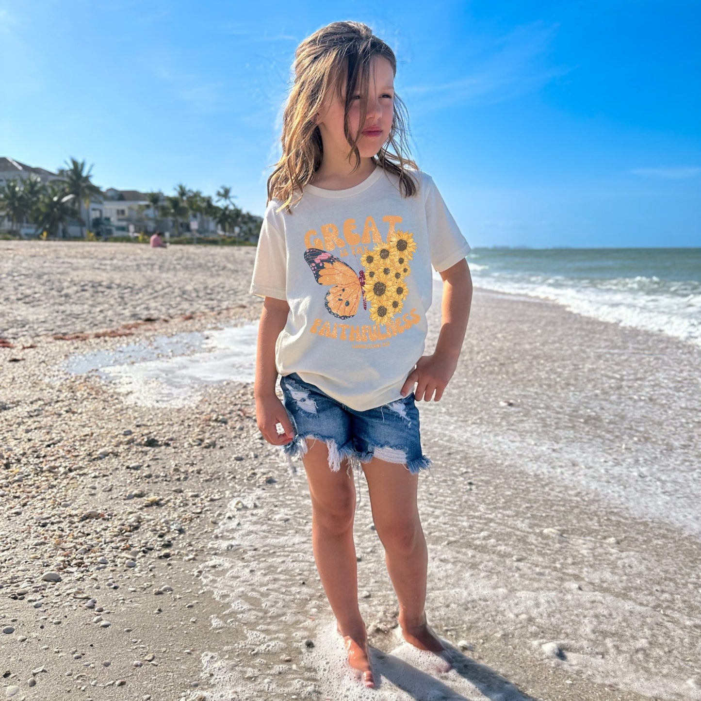 Great is Thy Faithfulness Youth Tee - Seek and Share Designs