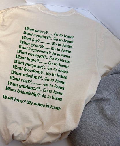 His name is Jesus Unisex Tee - Seek and Share Designs
