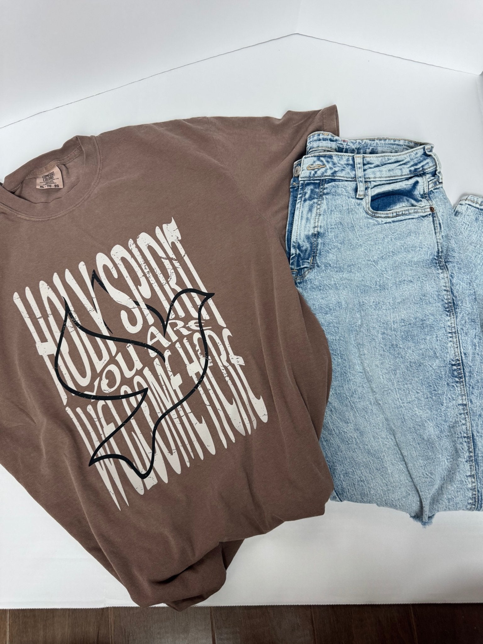 Holy Spirit You Are Welcome Here Unisex Tee - Seek and Share Designs