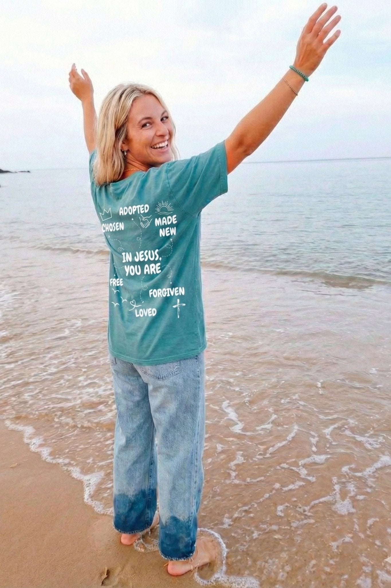 In Jesus, You Are Unisex Tee - Seek and Share Designs