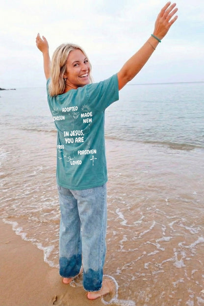 In Jesus, You Are Unisex Tee - Seek and Share Designs