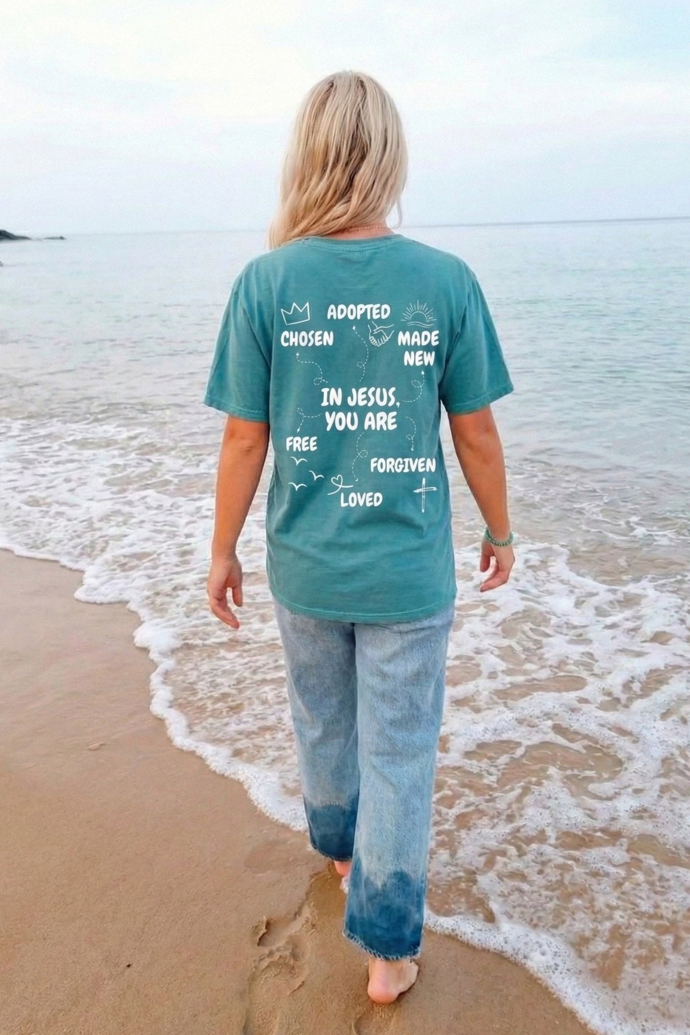 In Jesus, You Are Unisex Tee - Seek and Share Designs
