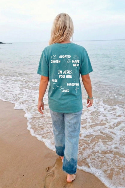 In Jesus, You Are Unisex Tee - Seek and Share Designs