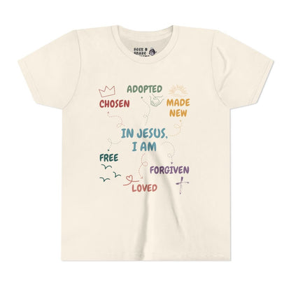Jesus Affirmation Youth Tee - Seek and Share Designs