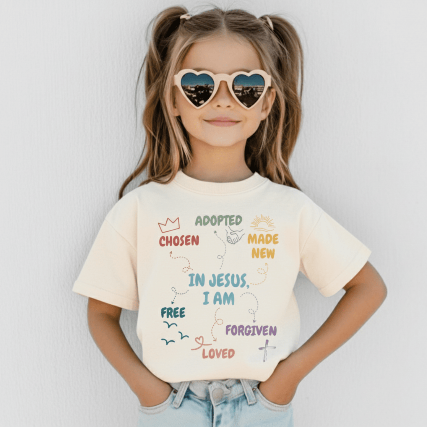 Jesus Affirmation Youth Tee - Seek and Share Designs