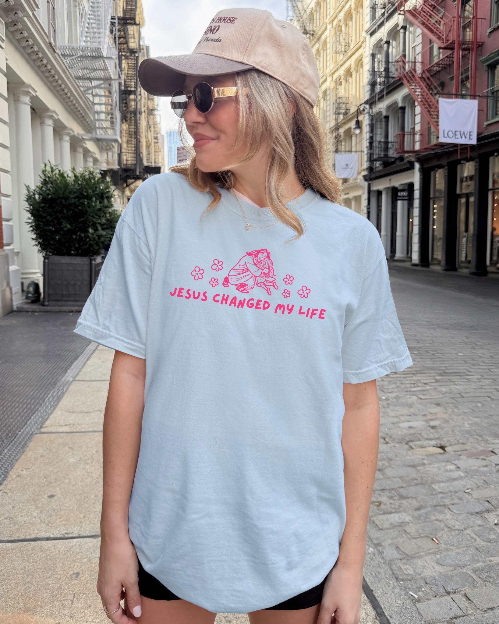 Jesus Changed My Life Unisex Tee - Seek and Share Designs