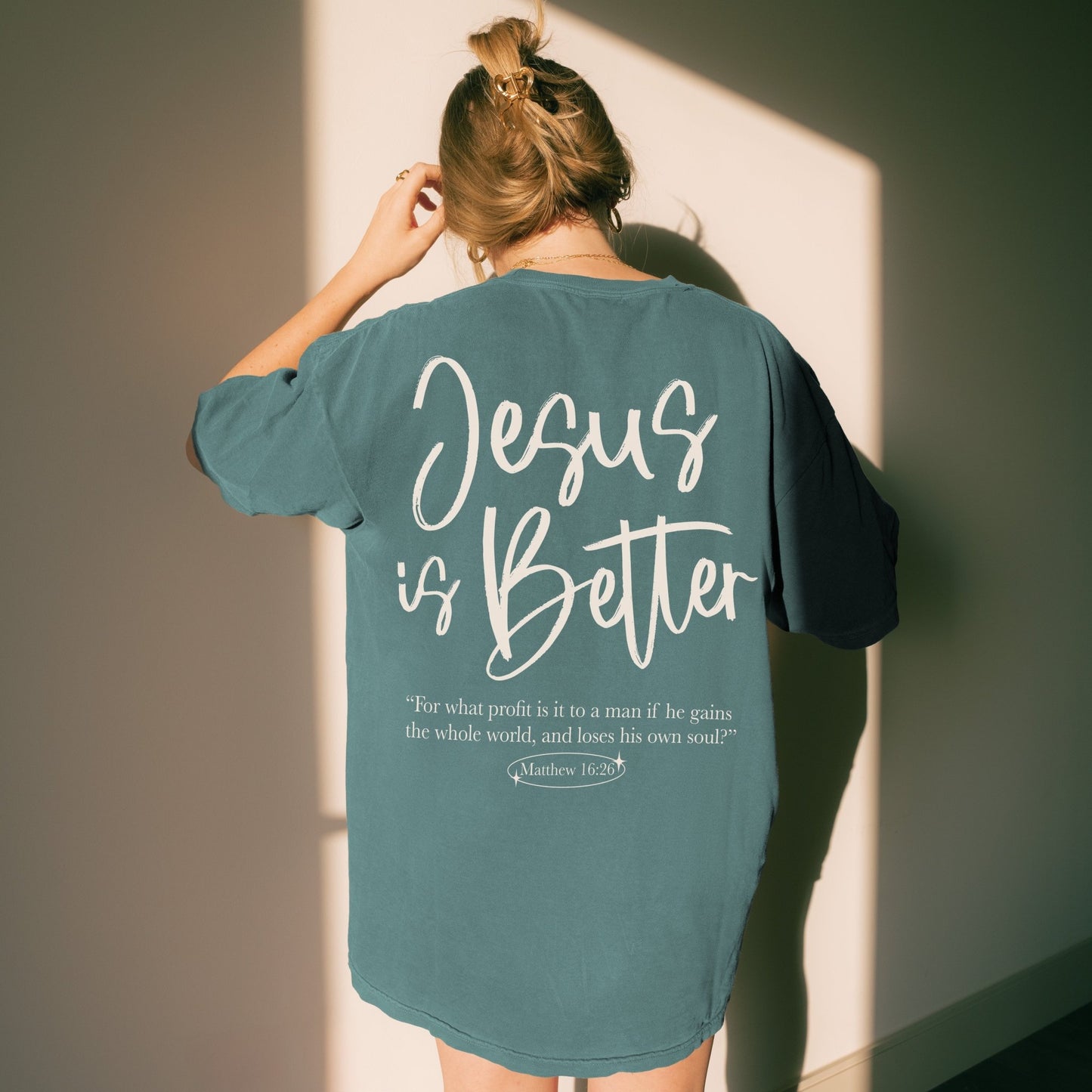 Jesus is Better Comfort Colors Unisex Tee - Seek and Share Designs