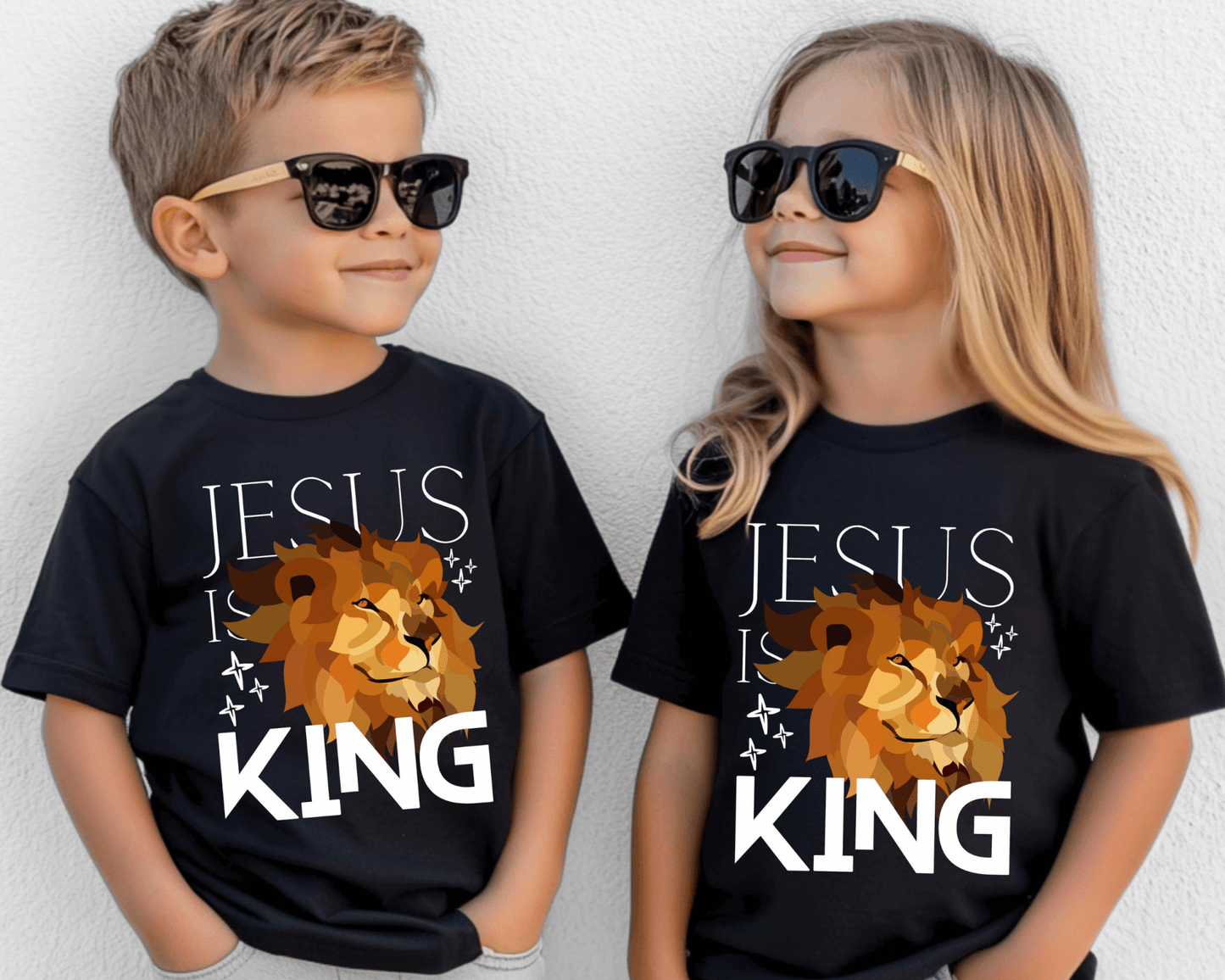 Jesus is King Family Matching Shirts Baby - Adult sizes - Seek and Share Designs