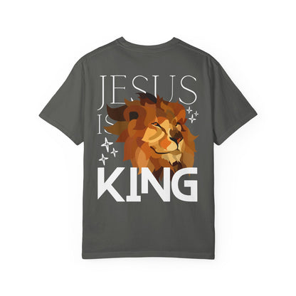 Jesus Is King Lion Unisex Tee - Seek and Share Designs