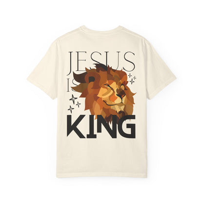 Jesus Is King Lion Unisex Tee - Seek and Share Designs