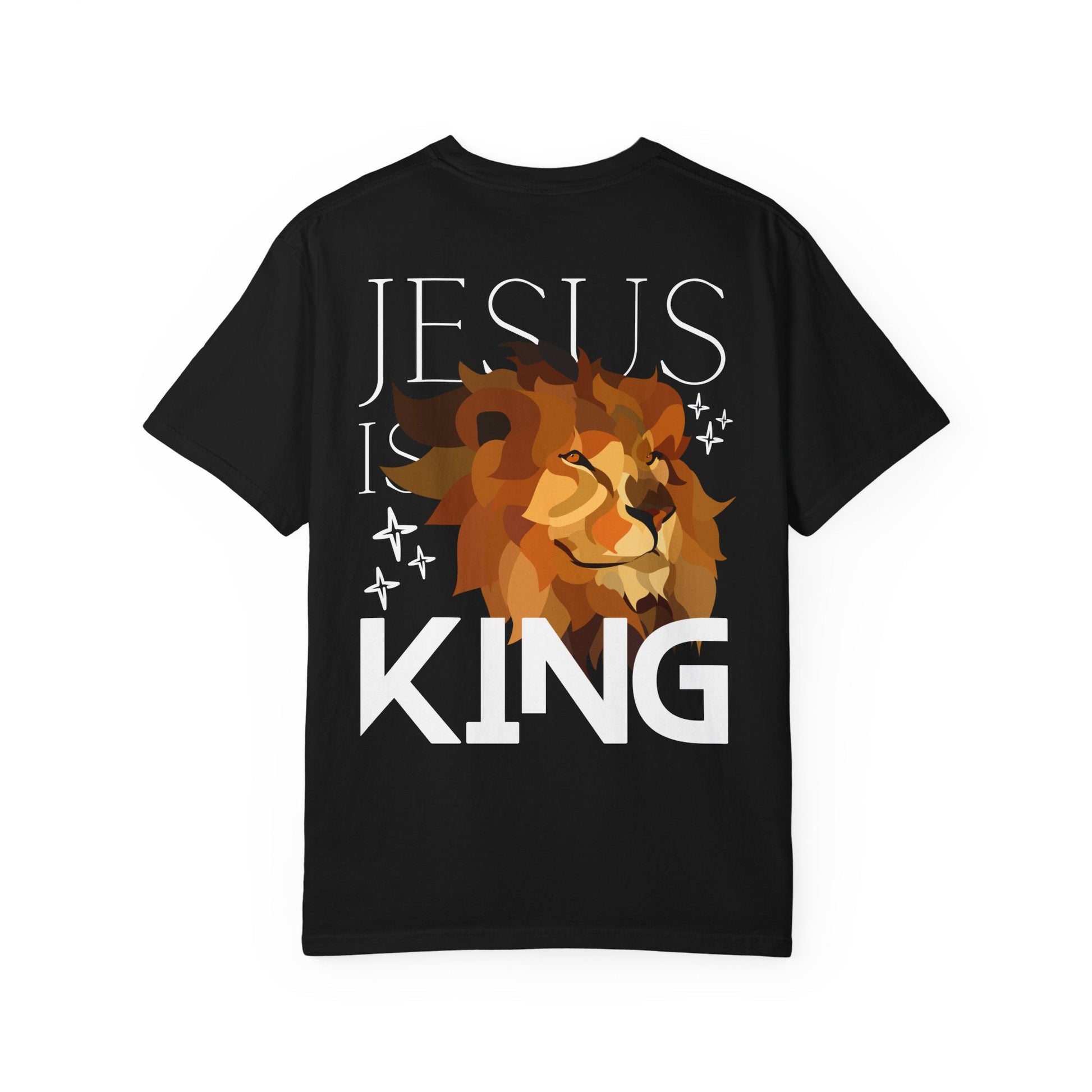 Jesus Is King Lion Unisex Tee - Seek and Share Designs