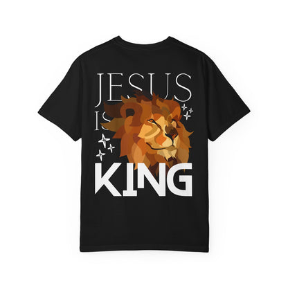 Jesus Is King Lion Unisex Tee - Seek and Share Designs