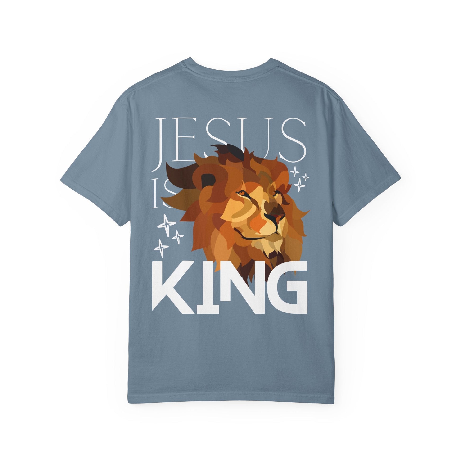 Jesus Is King Lion Unisex Tee - Seek and Share Designs