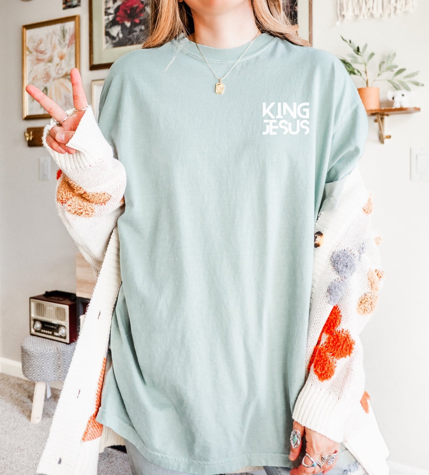 Jesus Is King Lion Unisex Tee - Seek and Share Designs