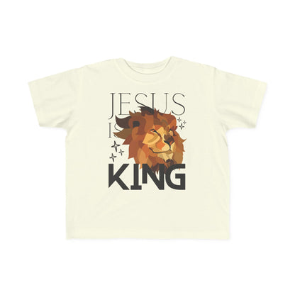 Jesus is King Toddler Unisex Tee - Seek and Share Designs