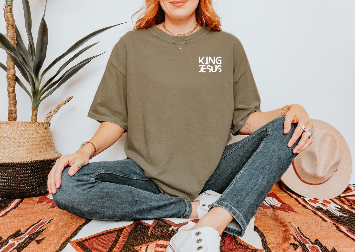 Jesus is King Unisex Tee - Seek and Share Designs