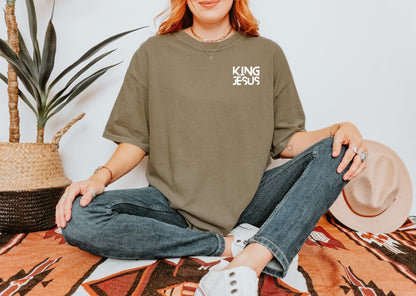 Jesus is King Unisex Tee - Seek and Share Designs