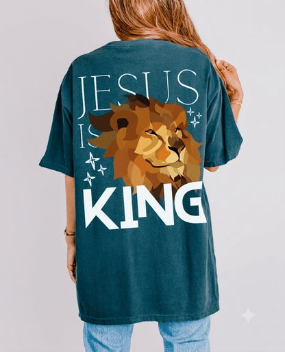 Jesus is King Unisex Tee - Seek and Share Designs