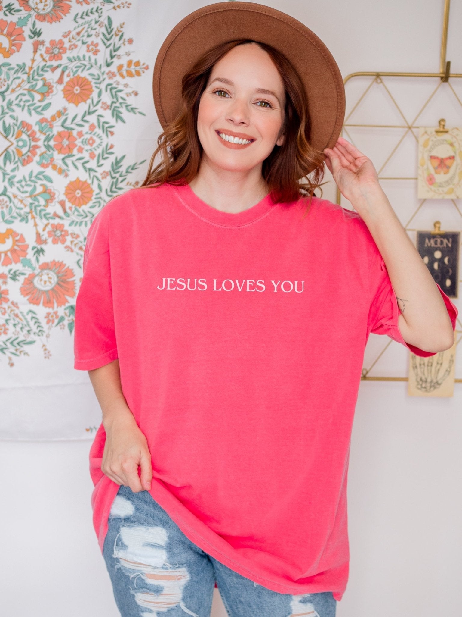 Jesus Loves You Unisex Tee - Seek and Share Designs