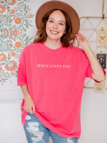 Jesus Loves You Unisex Tee - Seek and Share Designs