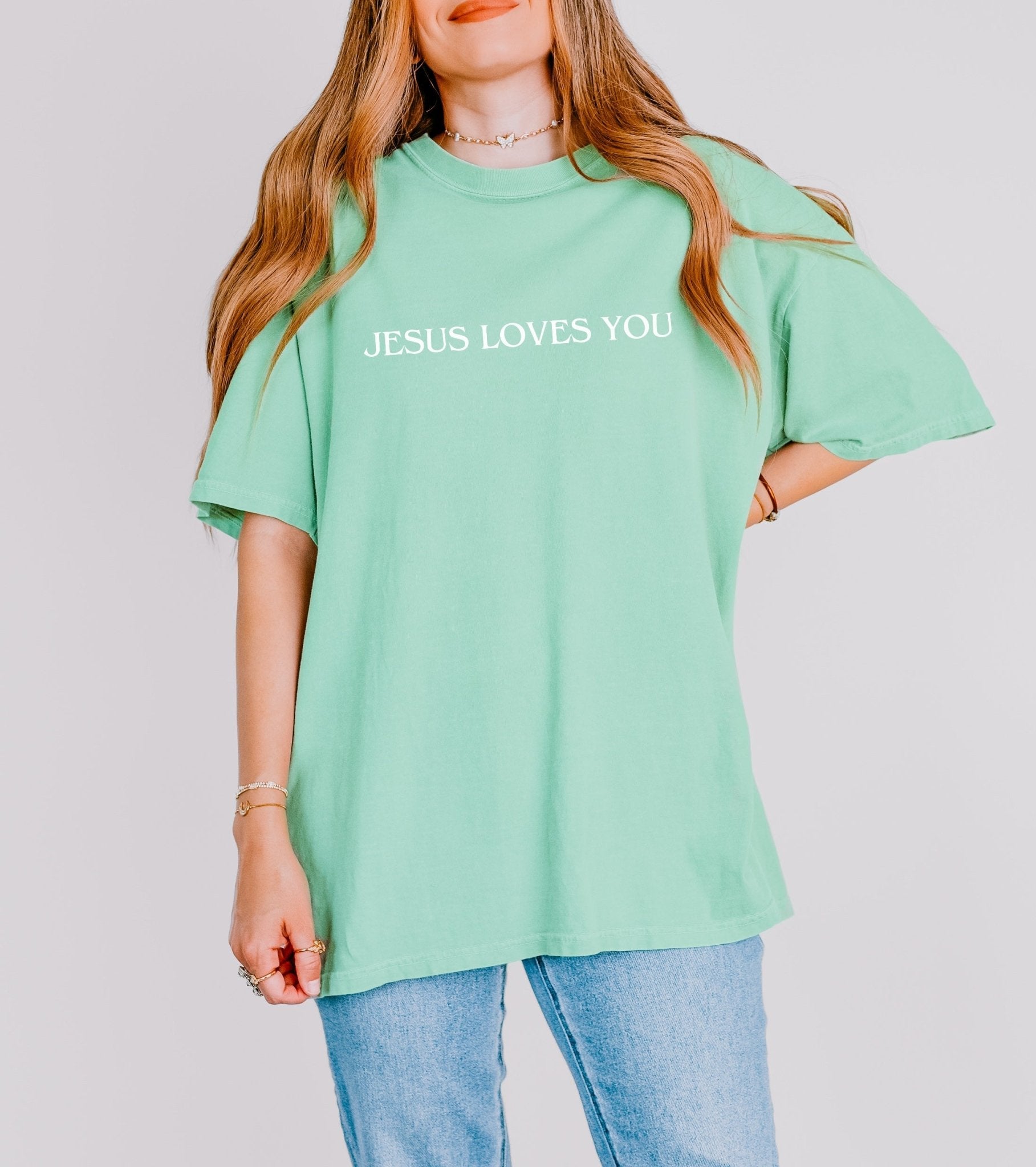 Jesus Loves You Unisex Tee - Seek and Share Designs