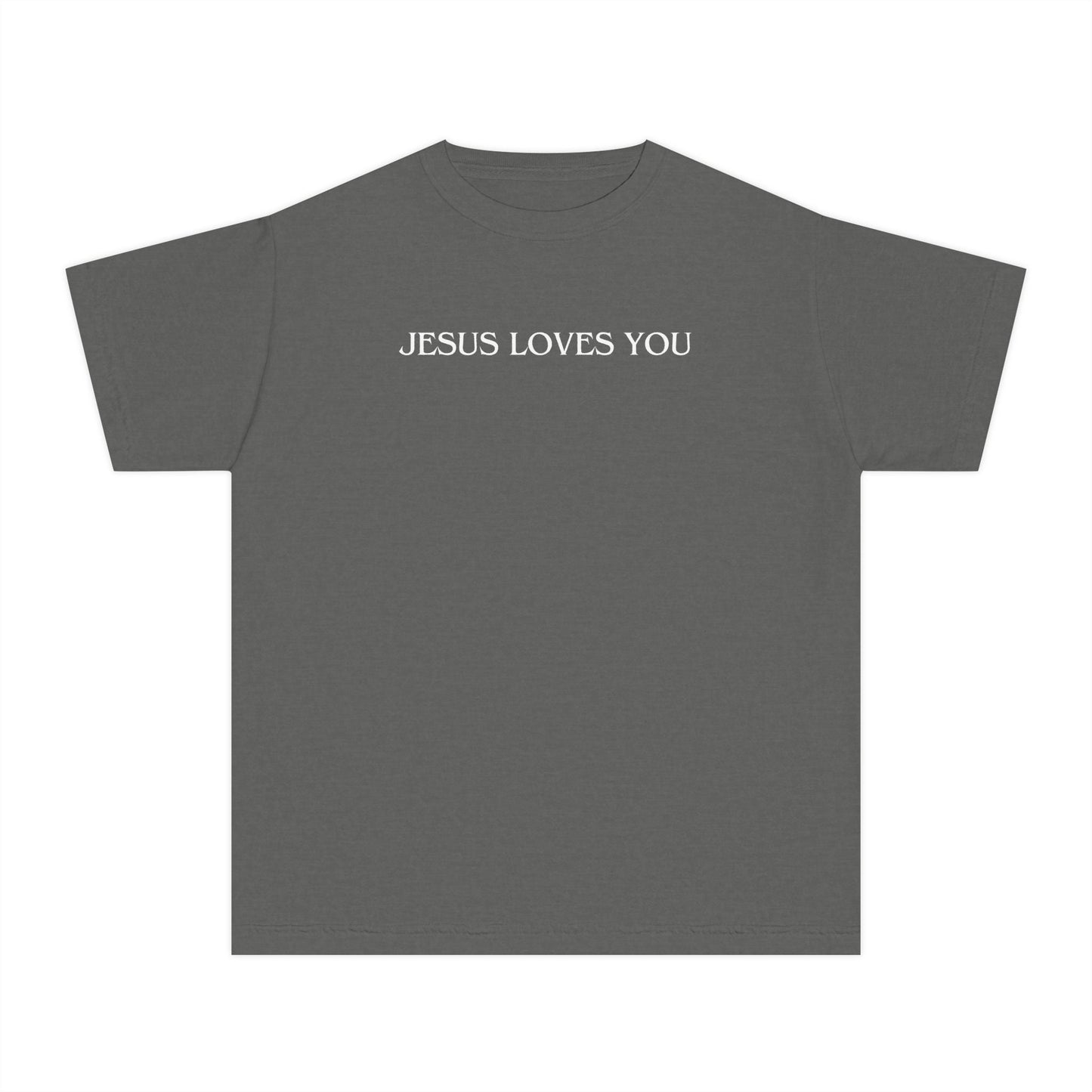 Jesus Loves You Unisex Youth Tee - Seek and Share Designs