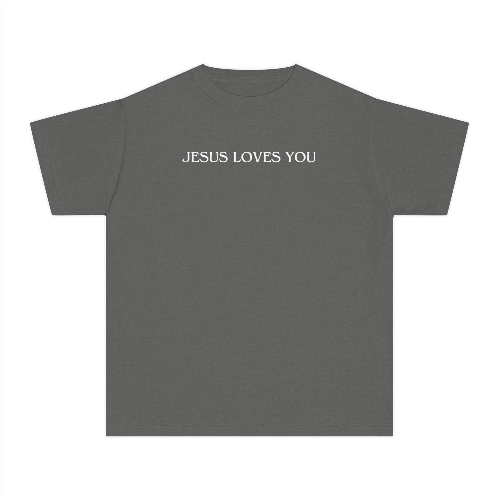 Jesus Loves You Unisex Youth Tee - Seek and Share Designs